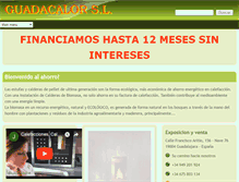 Tablet Screenshot of guadacalor.com